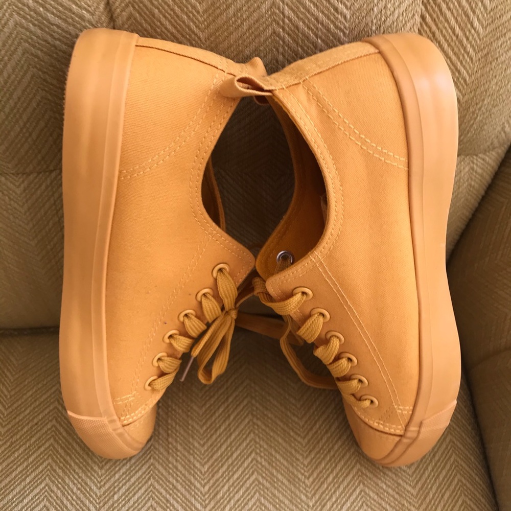Golden Yellow (NWOT) Canvas Sneakers